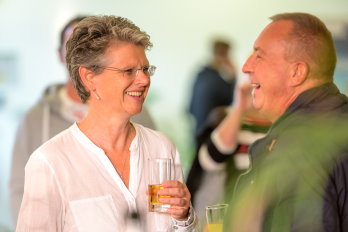 Fotografie beim Gästeempfang